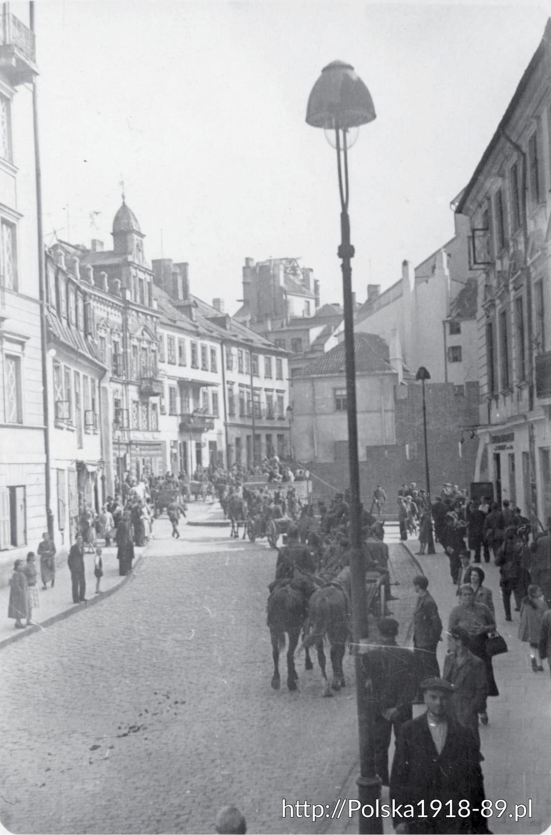 Ulica Nowowiejska w Warszawie, 1939 r.